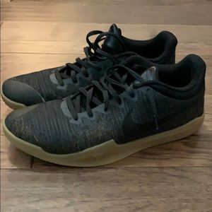 Kobe mamba rage black and gum sole size 14